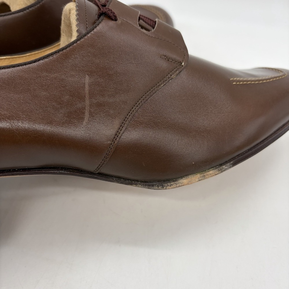 Vtg FSP Shoes Musebeck Womens 9 E/C Oxford Pumps Comfort Flex Brown Leather USA - Picture 12 of 13